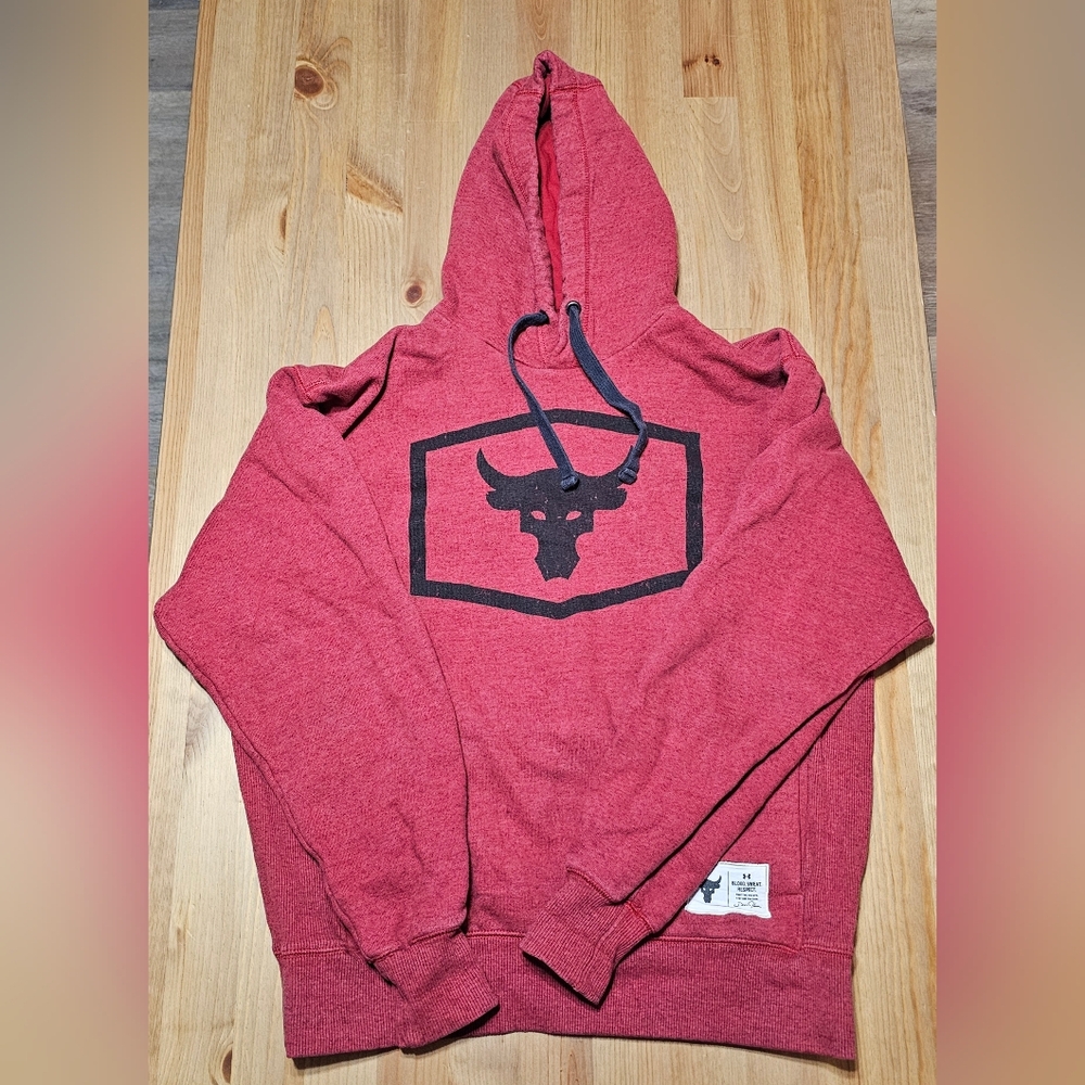 Under Armour Red Project Rock Hoodie